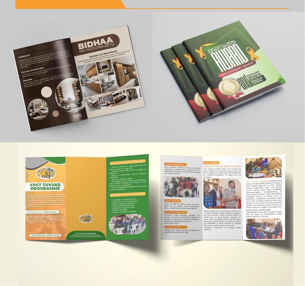 Brochure design work