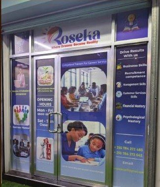Signage work