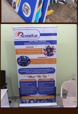 Roll-up banner work